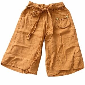 Central Park West Linen Culottes